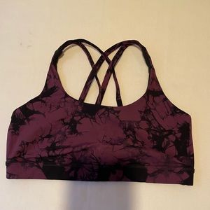 Lululemon Energy Bra Shibori Size 8
